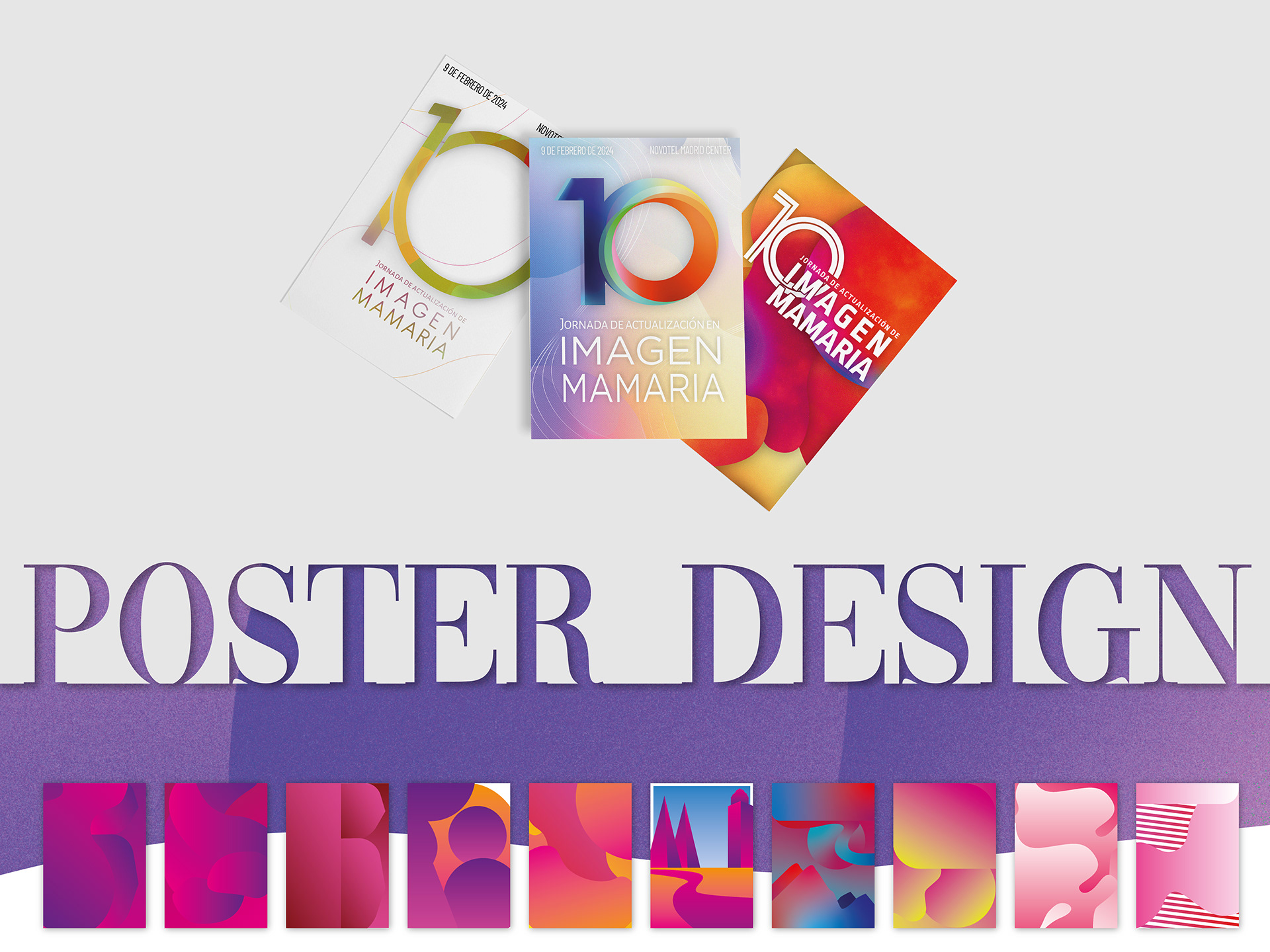 Poster Design — 10ª Jornada de Imagen Mamaria · Victor Rubio